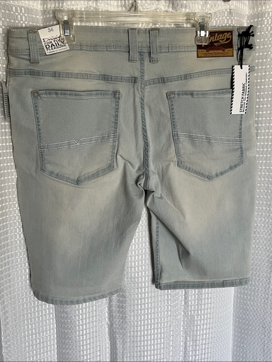 Buffalo David Bitton Other - Buffalo David Bitton Spencer-X Straight Denim Shorts 34 NWT Light Wash Stretch